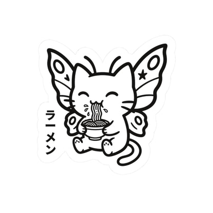 🌸 Nyasura Ramen Time — Mini Sticker (2"x2") 2" × 2" / White 66576148458735661483 Paper products