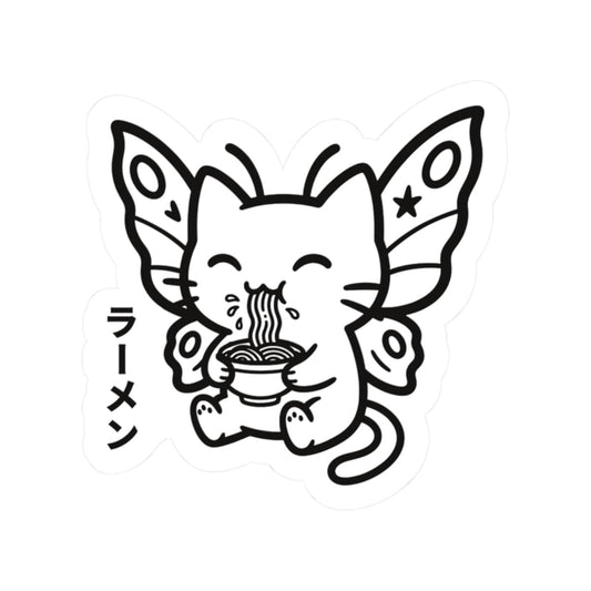 🌸 Nyasura Ramen Time — Mini Sticker (2"x2") 2" × 2" / White 66576148458735661483 Paper products