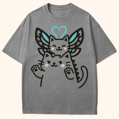 Nyasura Ride T-Shirt Grey / S 14520924922785372148 T-Shirt