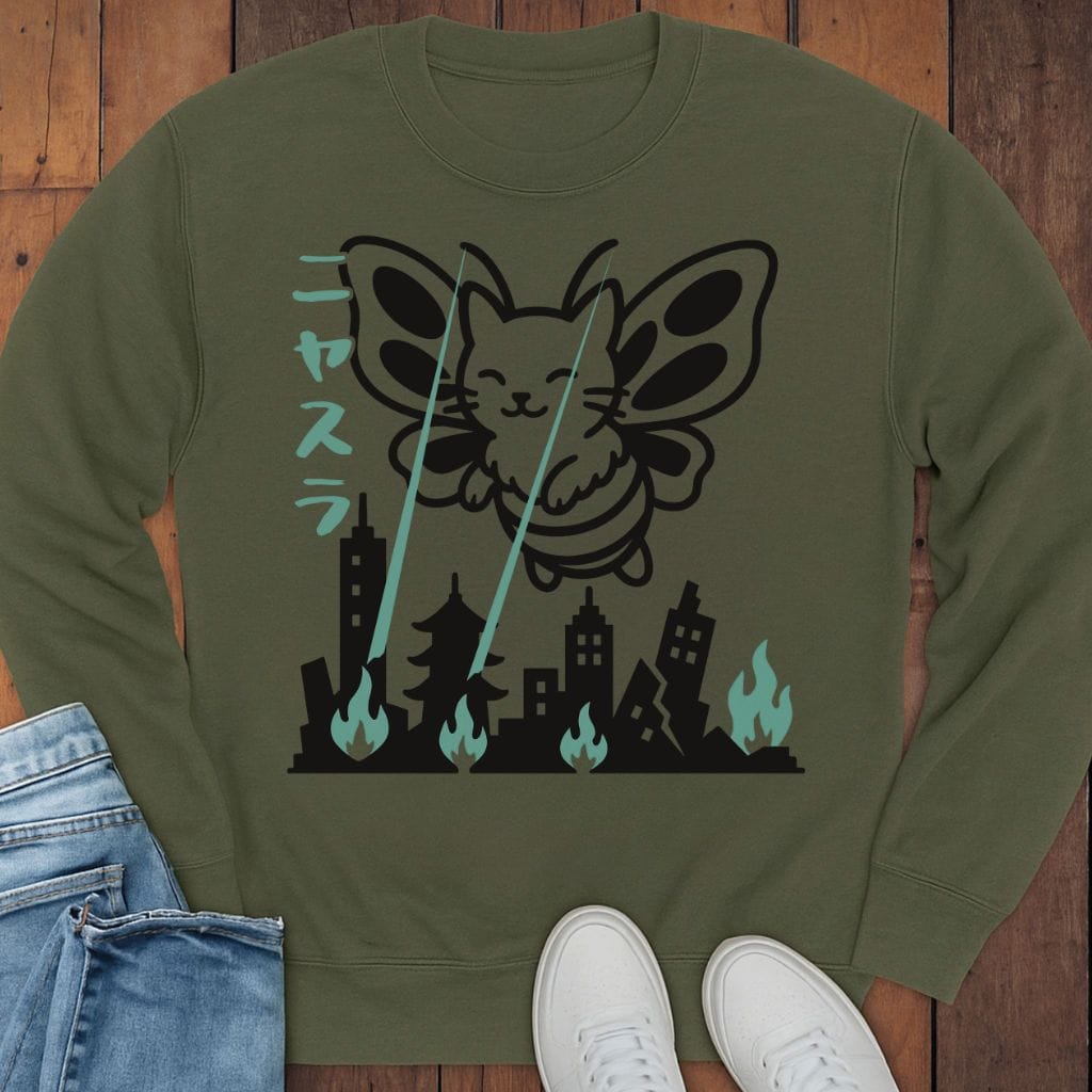 Nyasura Sweatshirt Military Green / S 29106269379894698366 Sweatshirt