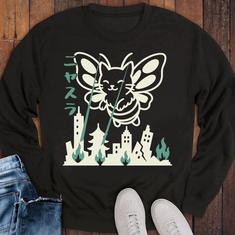 Nyasura Sweatshirt S / Black 93588932720446803017 Sweatshirt