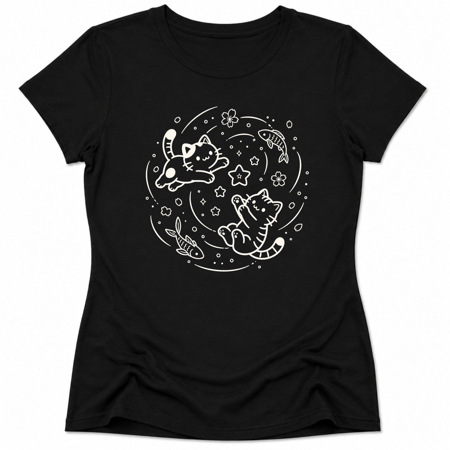 Nyaverse Womens Tee S / Black 32491899867585401312 T-Shirt