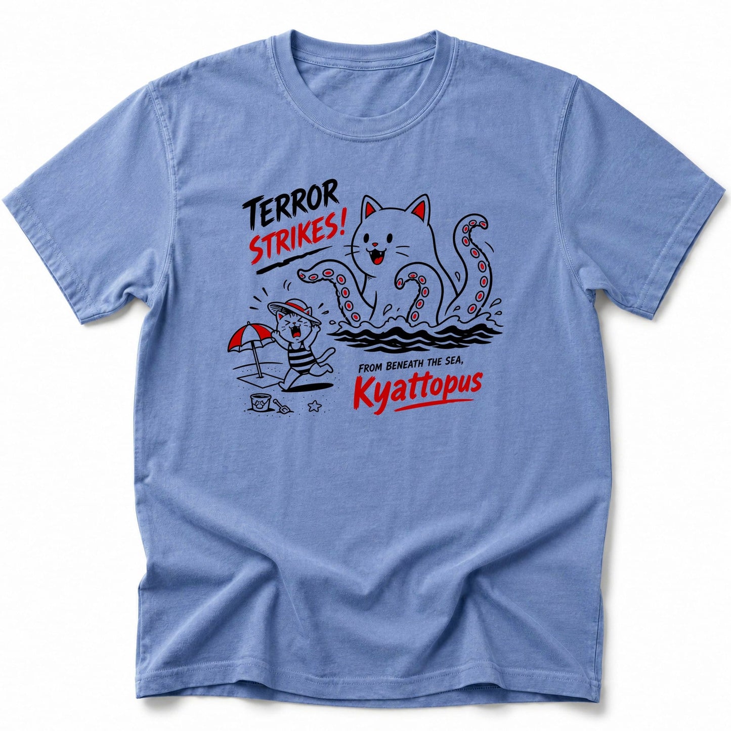 Octo Strike T-Shirt Blue Jean / S 33949409966732473248 T-Shirt