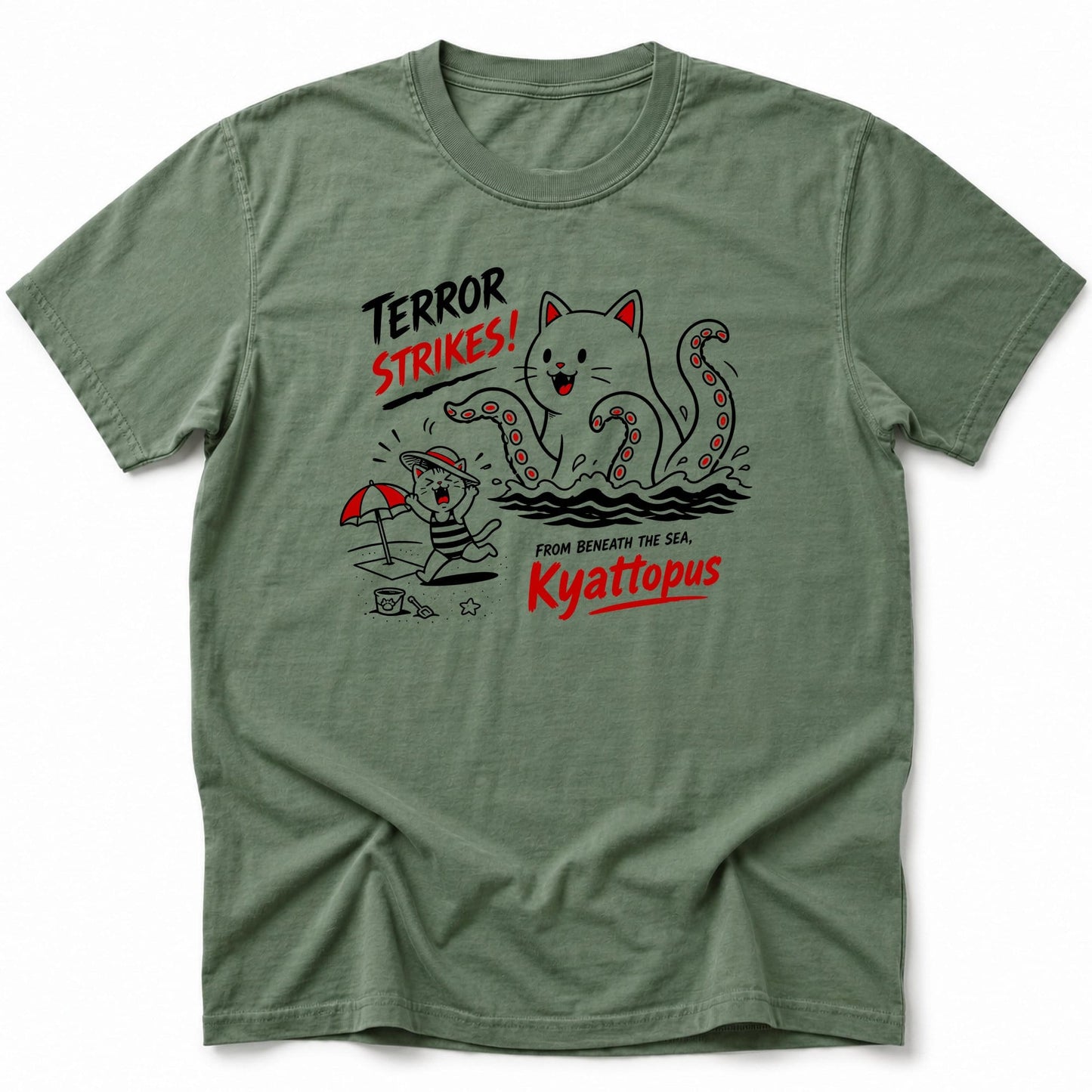 Octo Strike T-Shirt Moss / S 30593571160395666557 T-Shirt