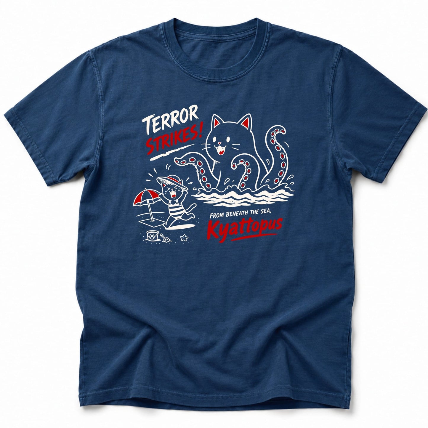 Octo Strike T-Shirt Navy / S 52525121576150708619 T-Shirt