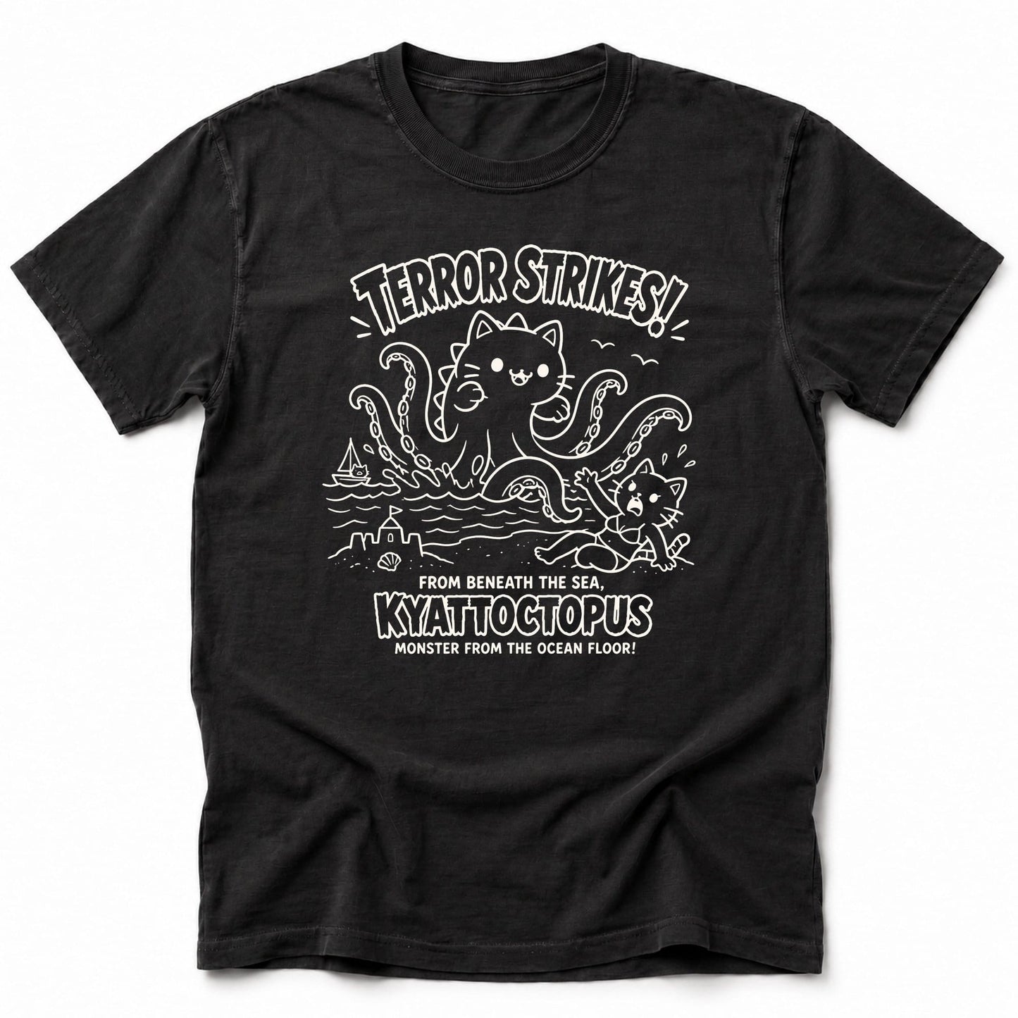 Octo Terror T-Shirt Black / S 32667588146657803573 T-Shirt