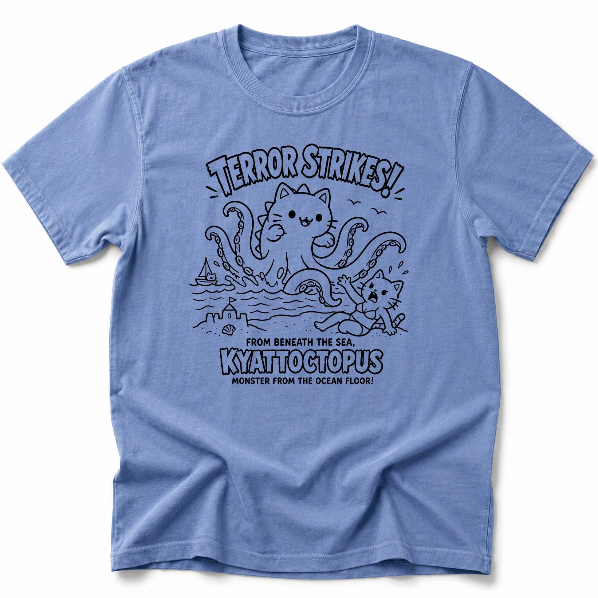 Octo Terror T-Shirt Blue Jean / S 27492082556057594249 T-Shirt