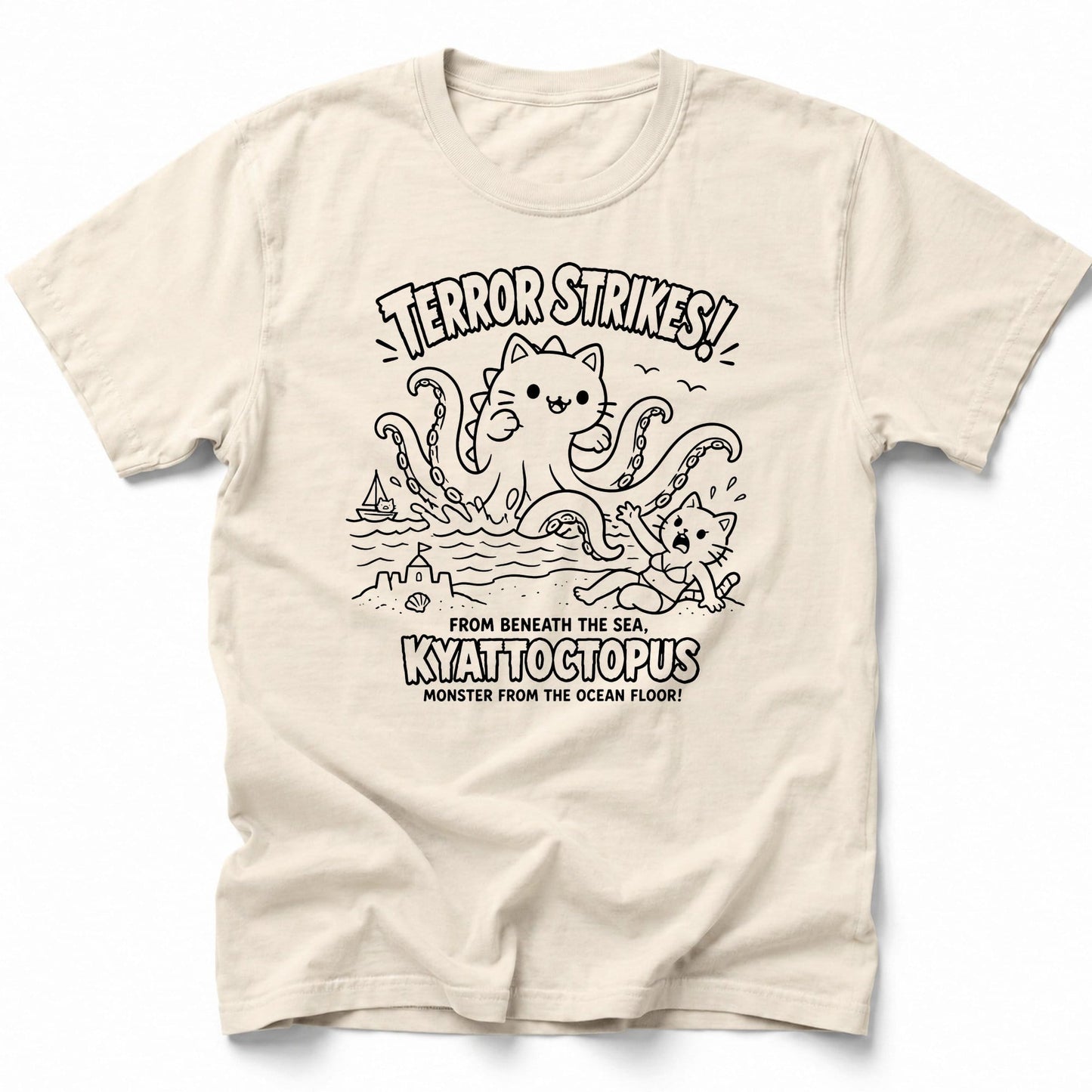 Octo Terror T-Shirt Ivory / S 16588899068167605445 T-Shirt