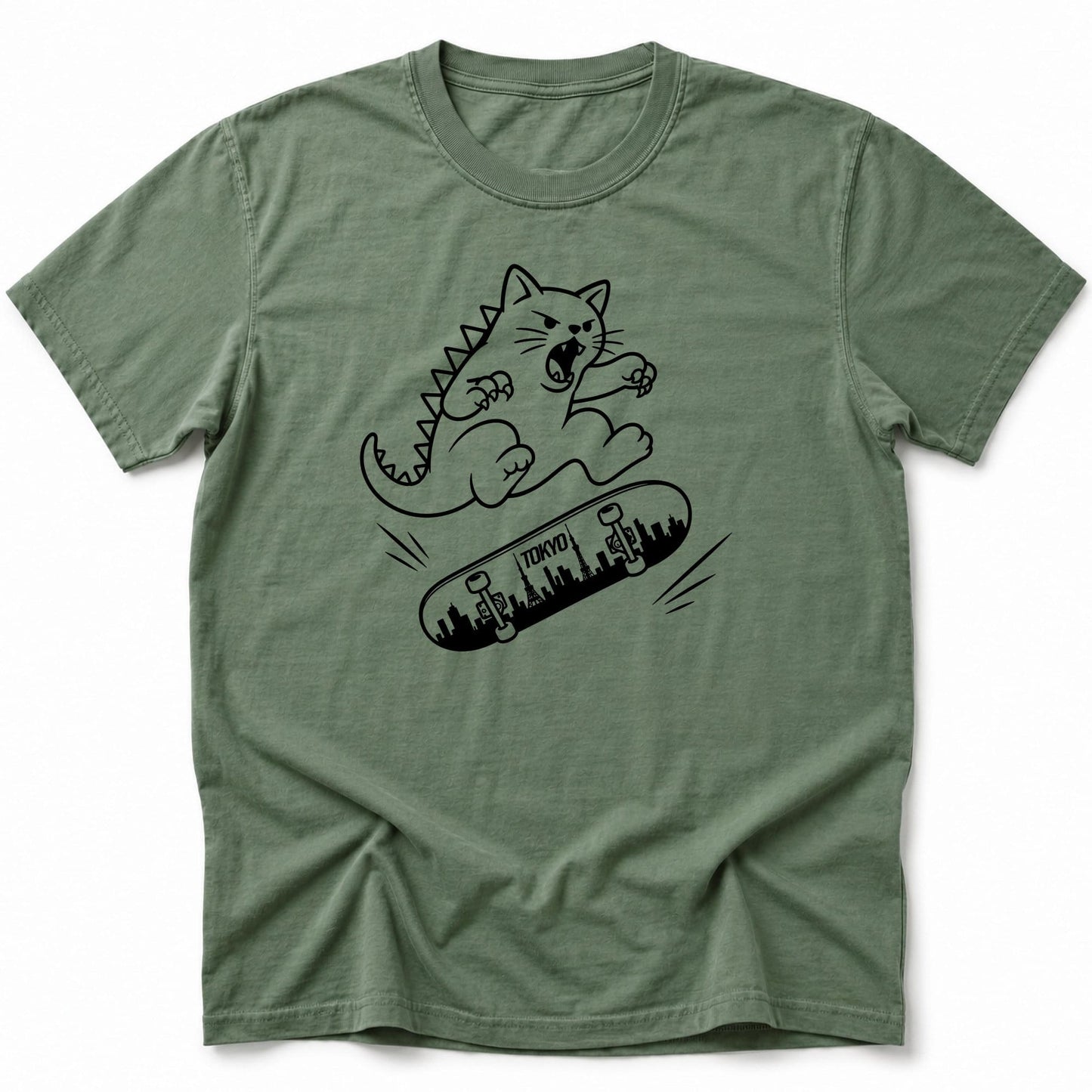 Ollie Kaiju T-Shirt Moss / S 32863852982882061582 T-Shirt