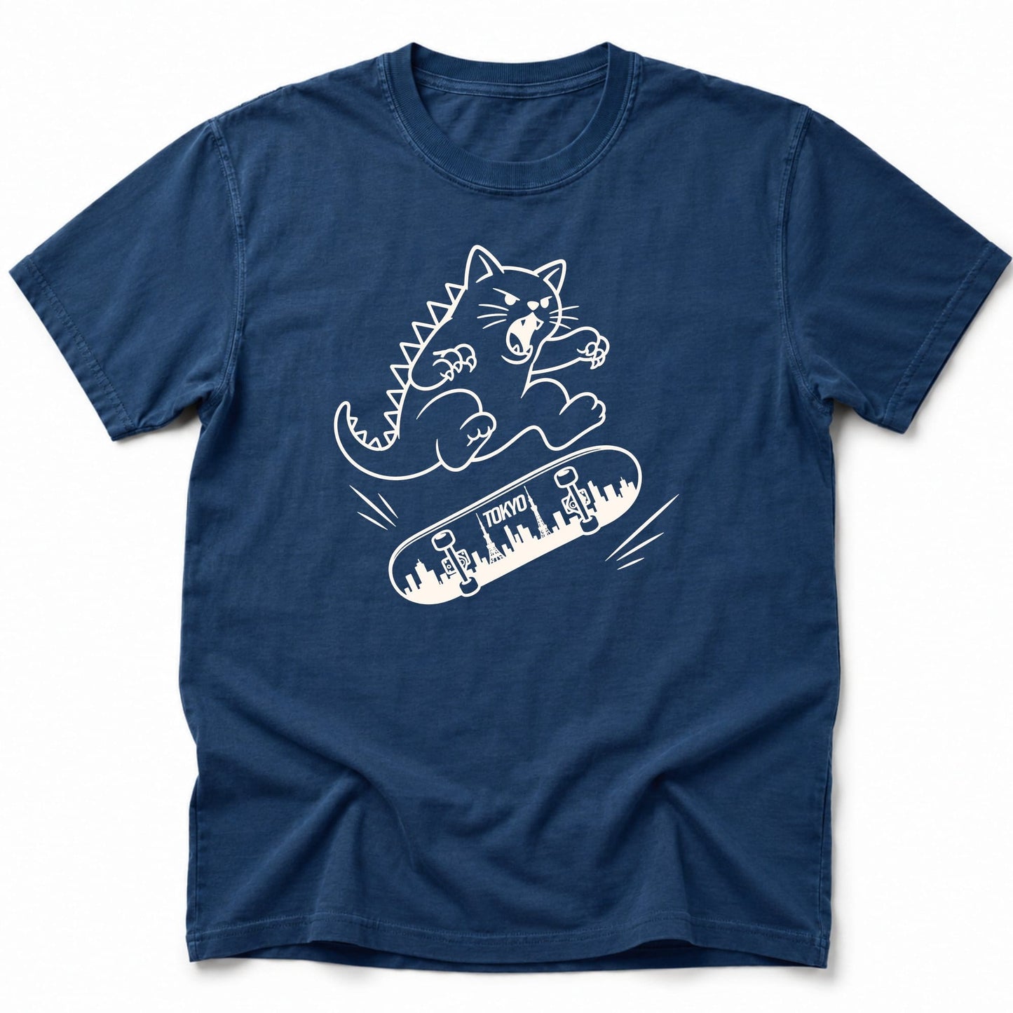 Ollie Kaiju T-Shirt Navy / S 12025027038443997831 T-Shirt