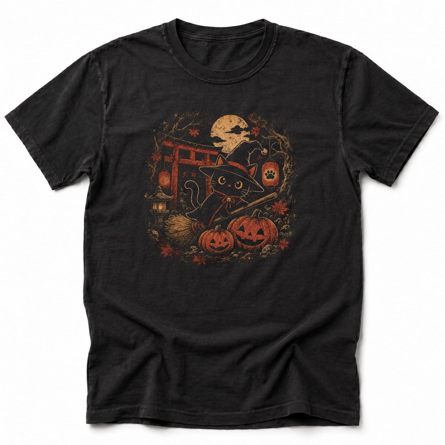 On A Broom T-Shirt Black / S 31197823764501830380 T-Shirt