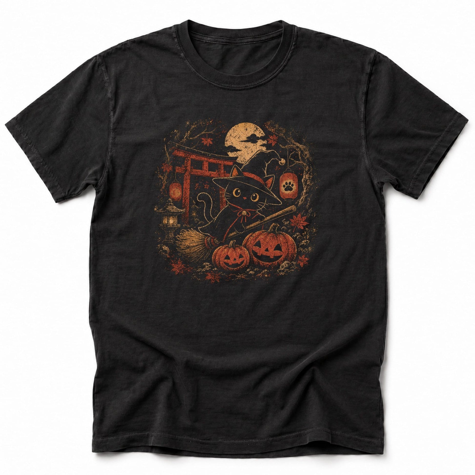 On A Broom T-Shirt Black / S 31197823764501830380 T-Shirt