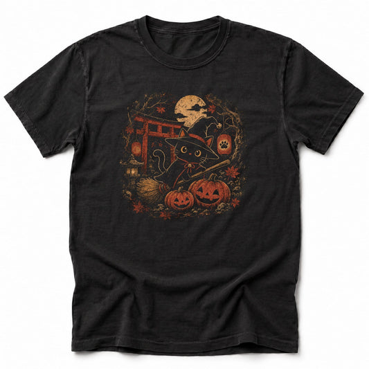 On A Broom T-Shirt Black / S 31197823764501830380 T-Shirt