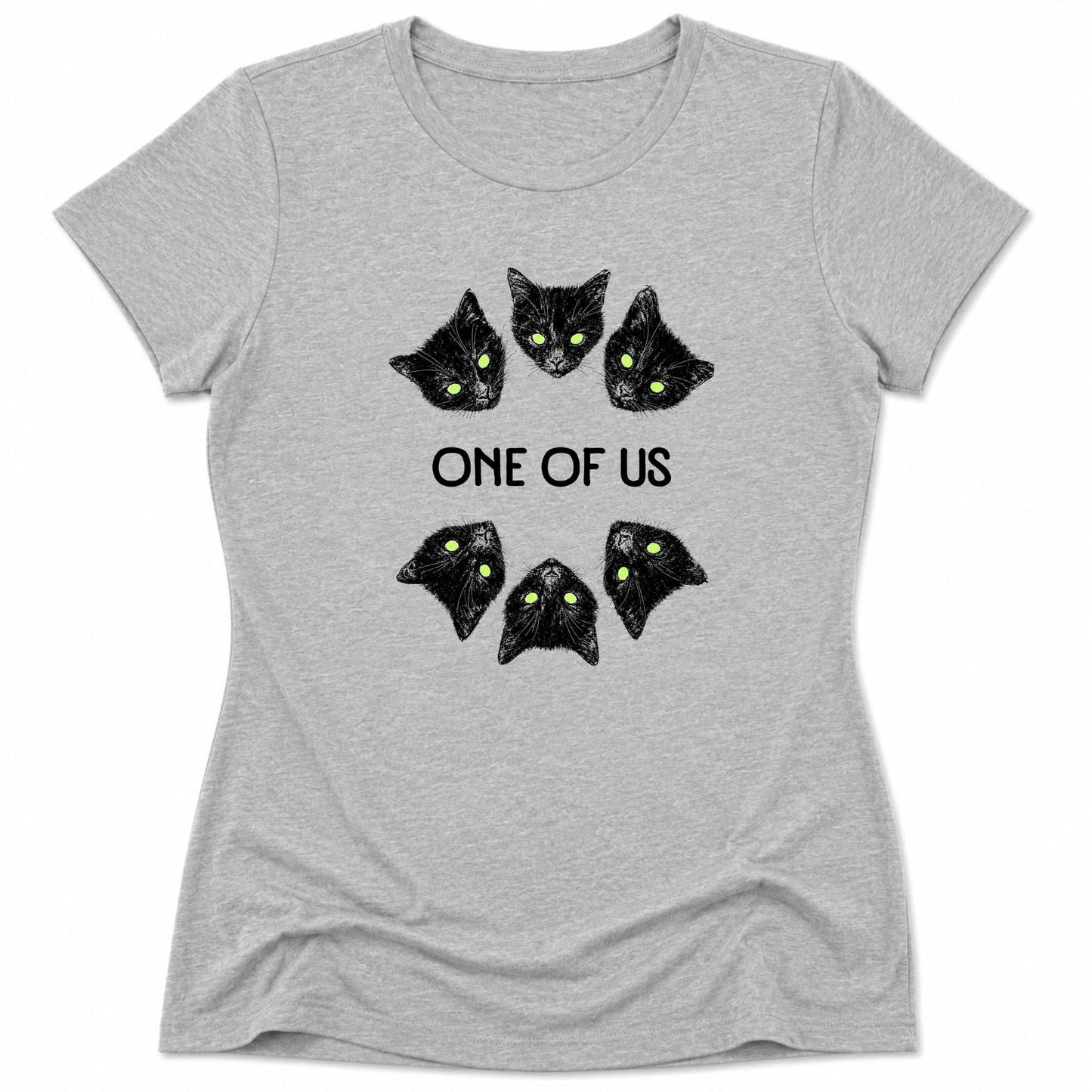 One Of Us Womens Tee S / Athletic Heather 26960180607017781952 T-Shirt