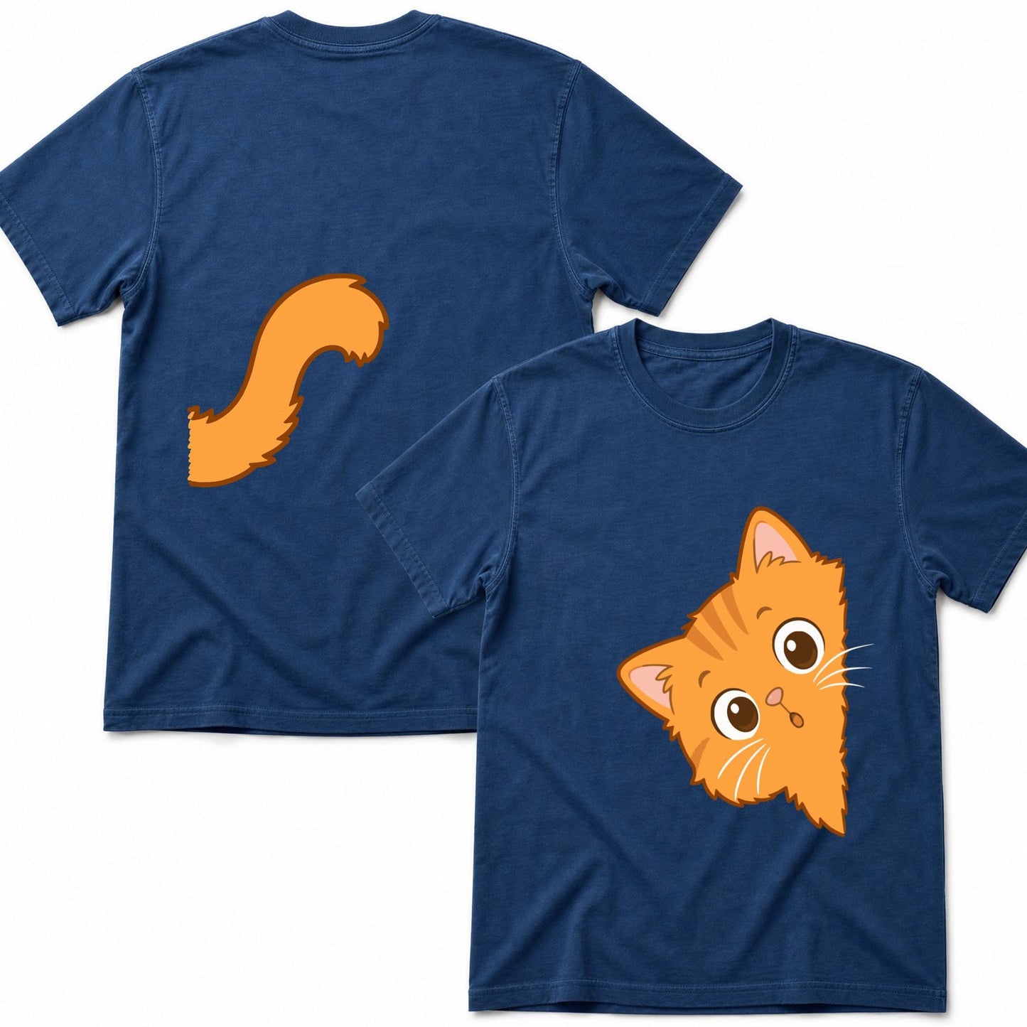 One Orange Brain Cell T-shirt Navy / S 29943109374243811736 T-Shirt