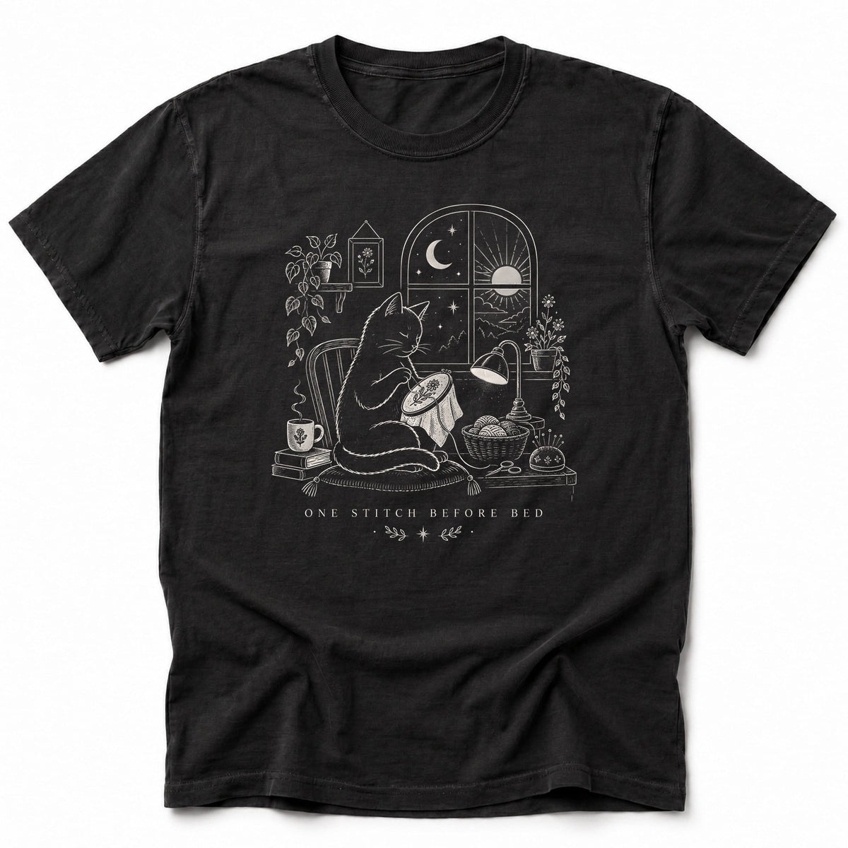 One Stitch Before Bed T-Shirt Black / S 55838750925275442029 T-Shirt