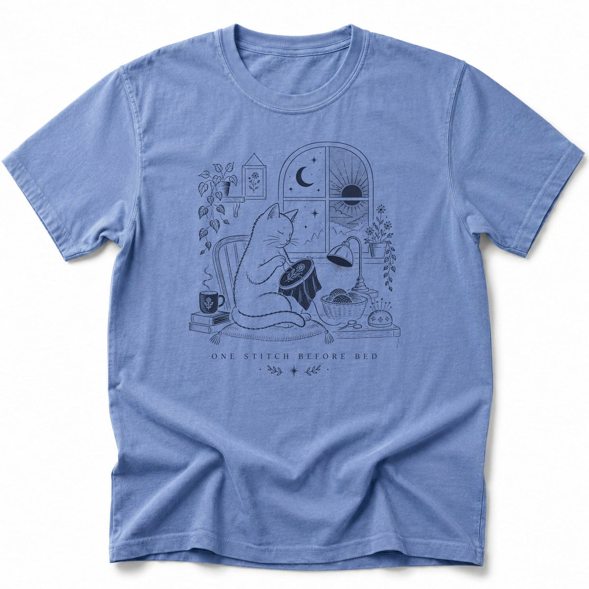 One Stitch Before Bed T-Shirt Blue Jean / S 21604811077372991157 T-Shirt