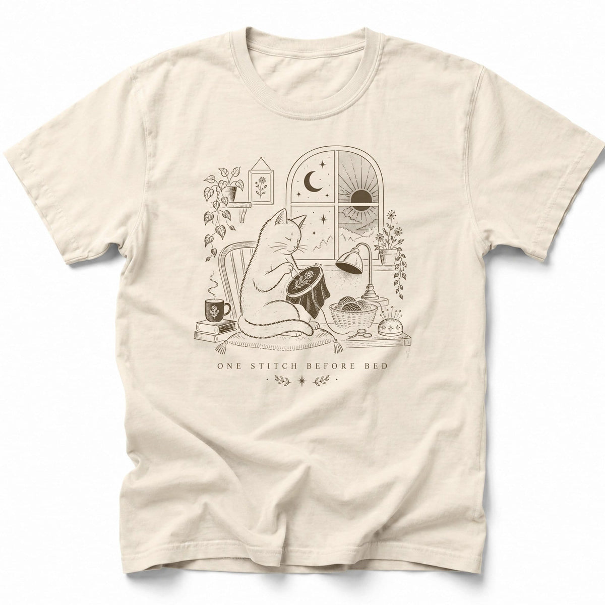 One Stitch Before Bed T-Shirt Ivory / S 14227914117998210178 T-Shirt