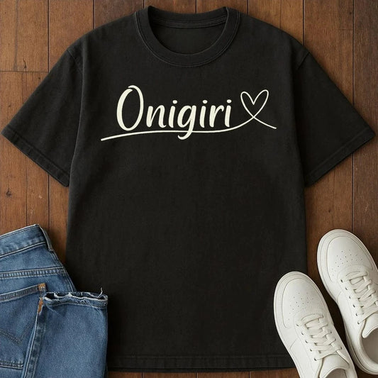 Onigiri Love T-Shirt Black / S 18806736022440306550 T-Shirt