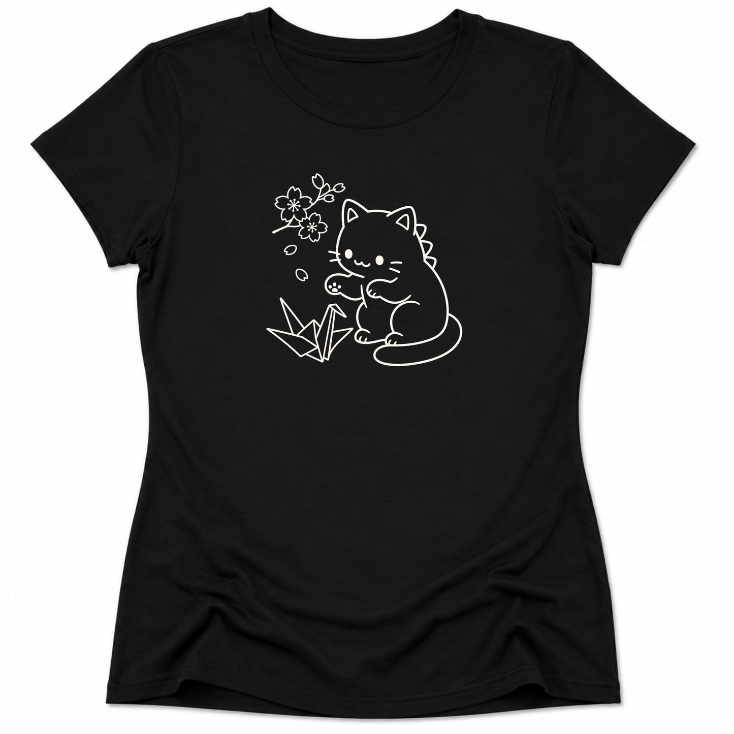 Origami Womens Tee S / Black 20840611719390244422 T-Shirt