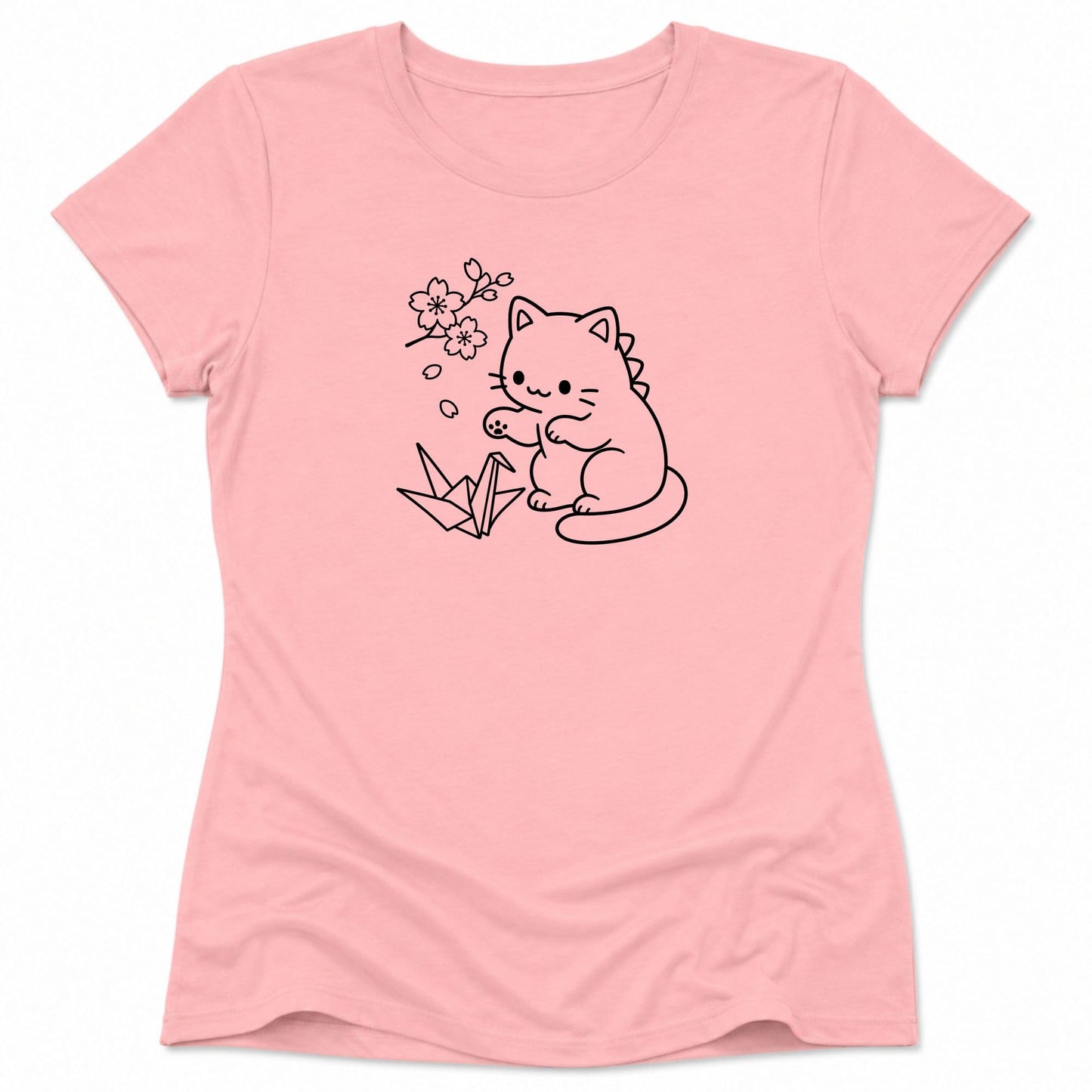 Origami Womens Tee S / Pink 47946293686677525209 T-Shirt