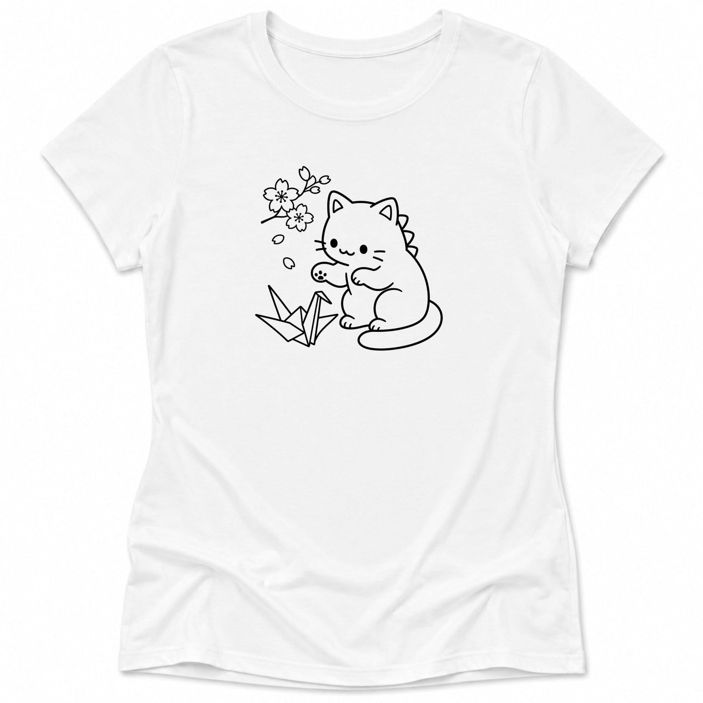 Origami Womens Tee S / White 15930807593800992652 T-Shirt