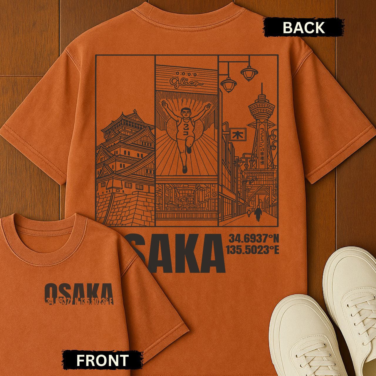 Osaka Coords T-Shirt Yam / S 29951402245086682001 T-Shirt