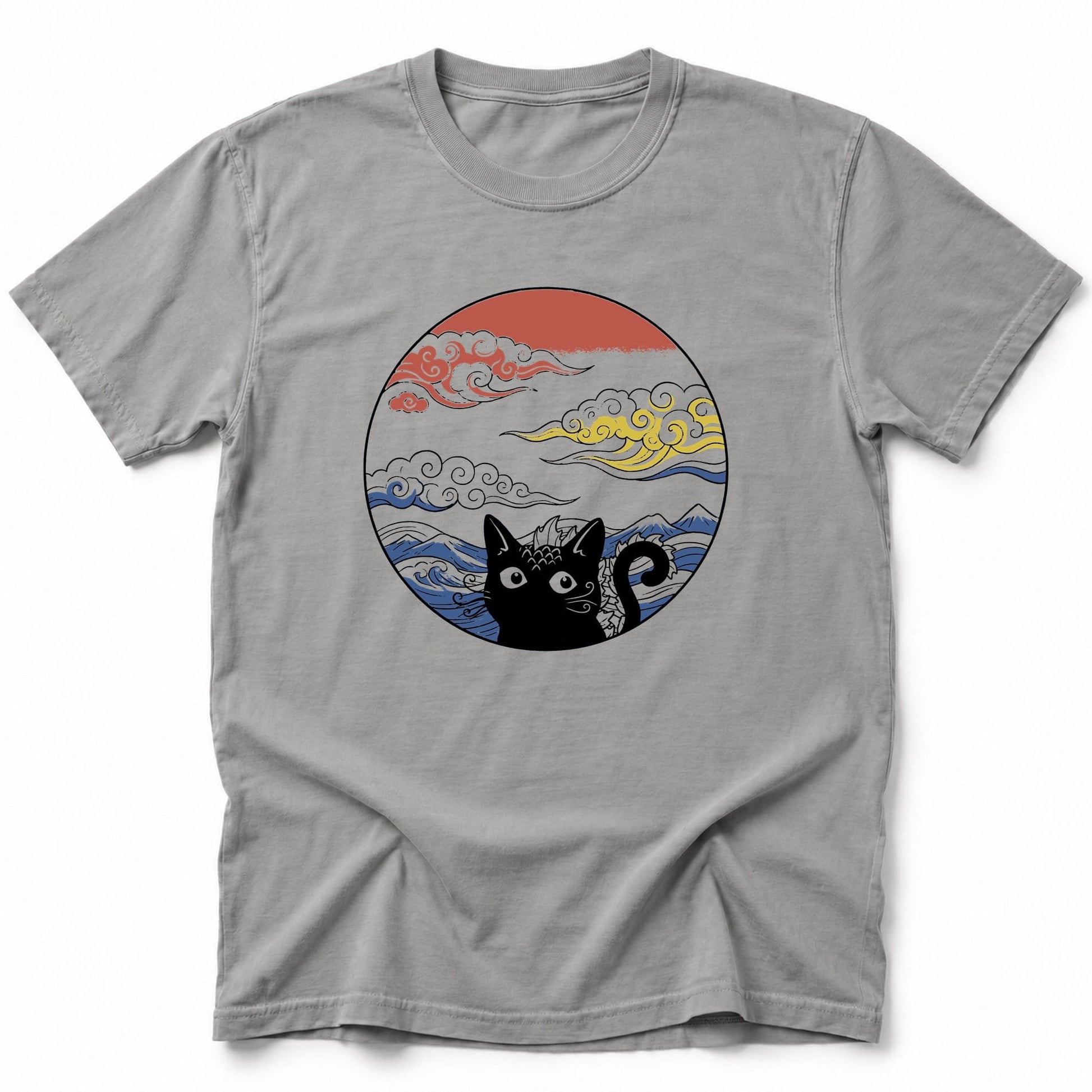 Over The Waves T-Shirt Grey / S 31372582630024727899 T-Shirt
