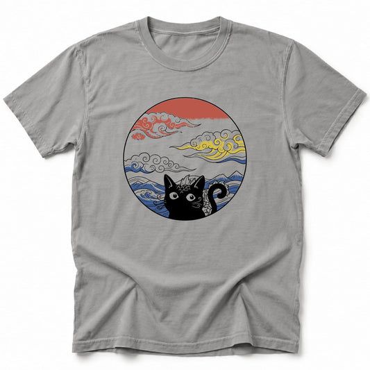 Over The Waves T-Shirt Grey / S 31372582630024727899 T-Shirt