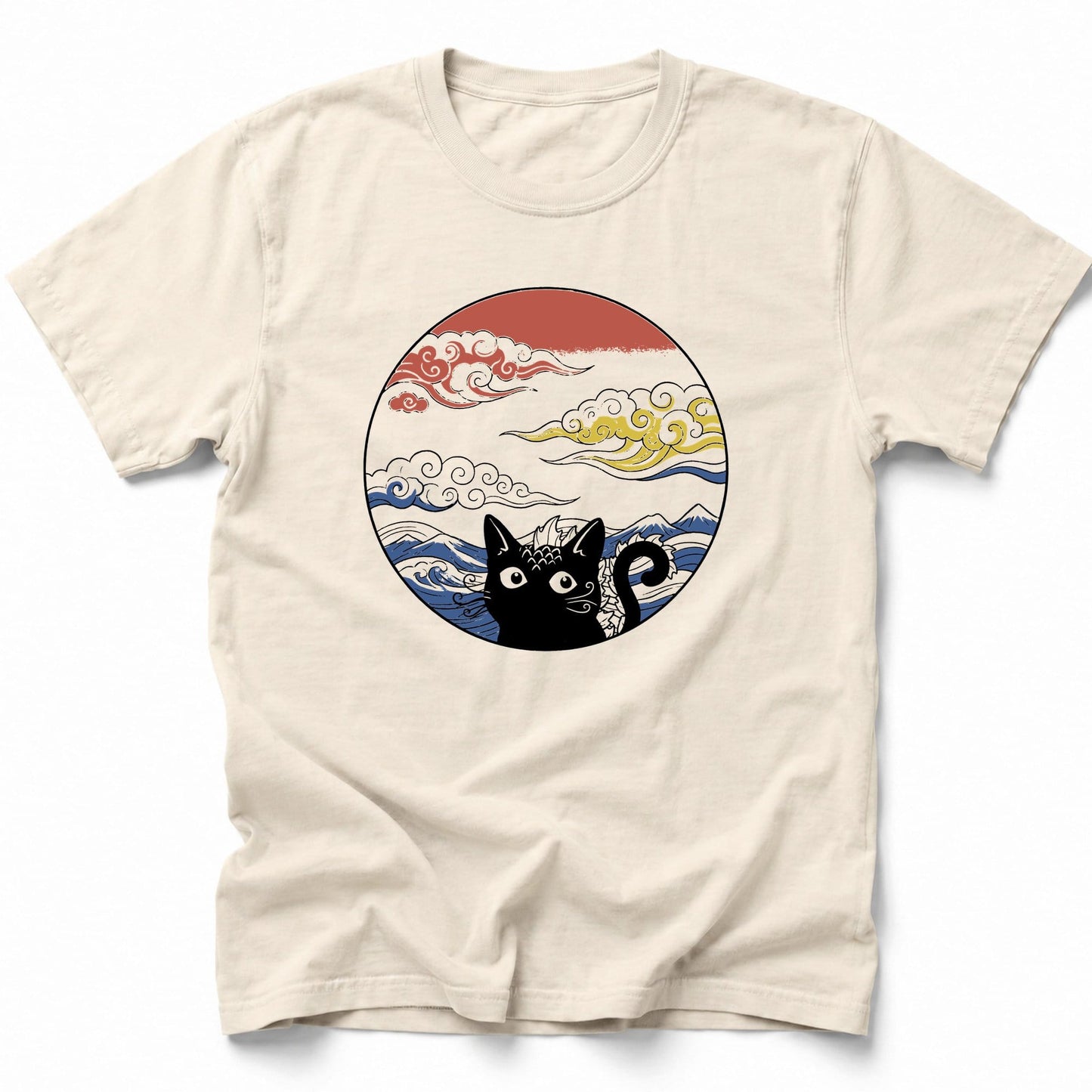 Over The Waves T-Shirt Ivory / S 30761230040121415044 T-Shirt