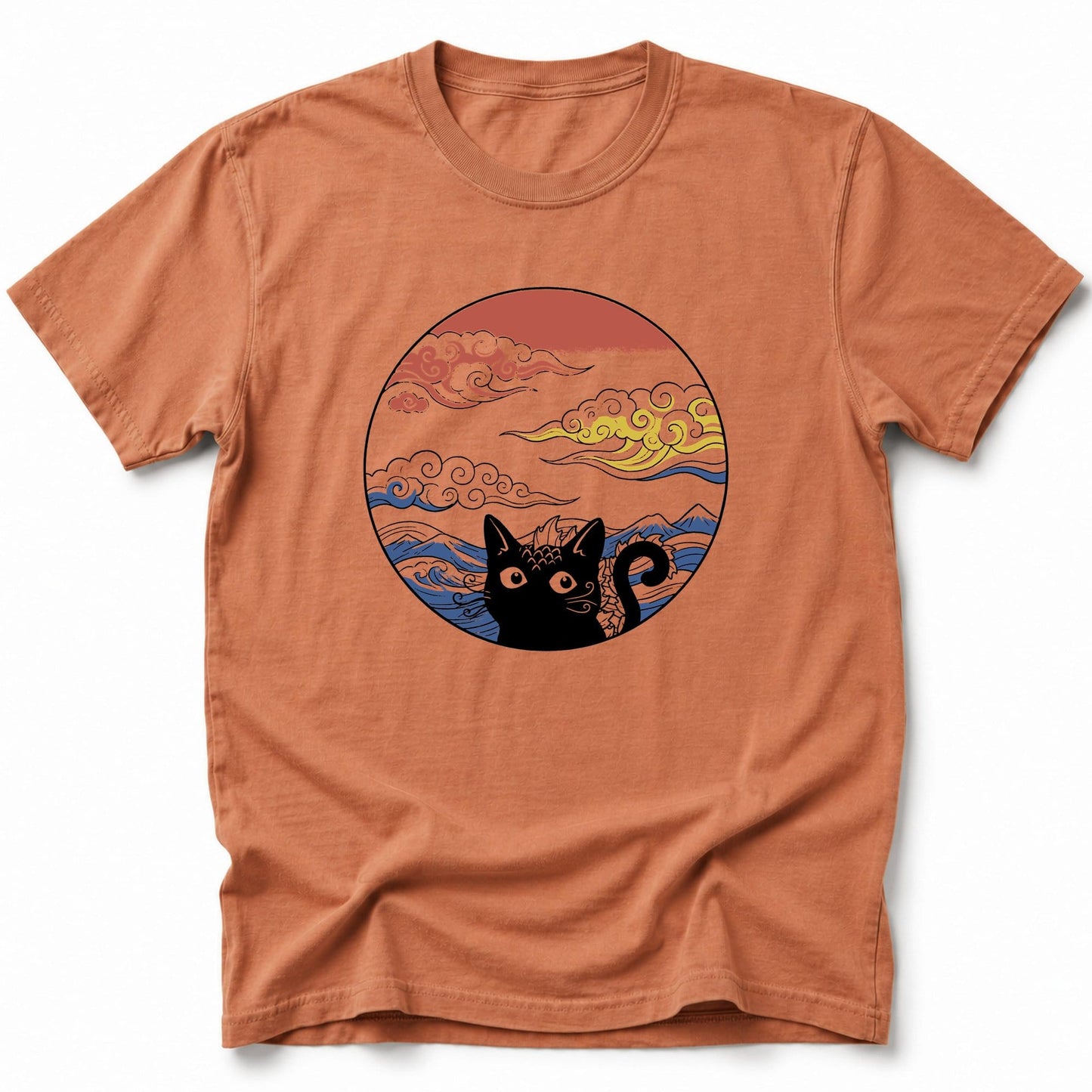 Over The Waves T-Shirt Yam / S 26047980182255255956 T-Shirt
