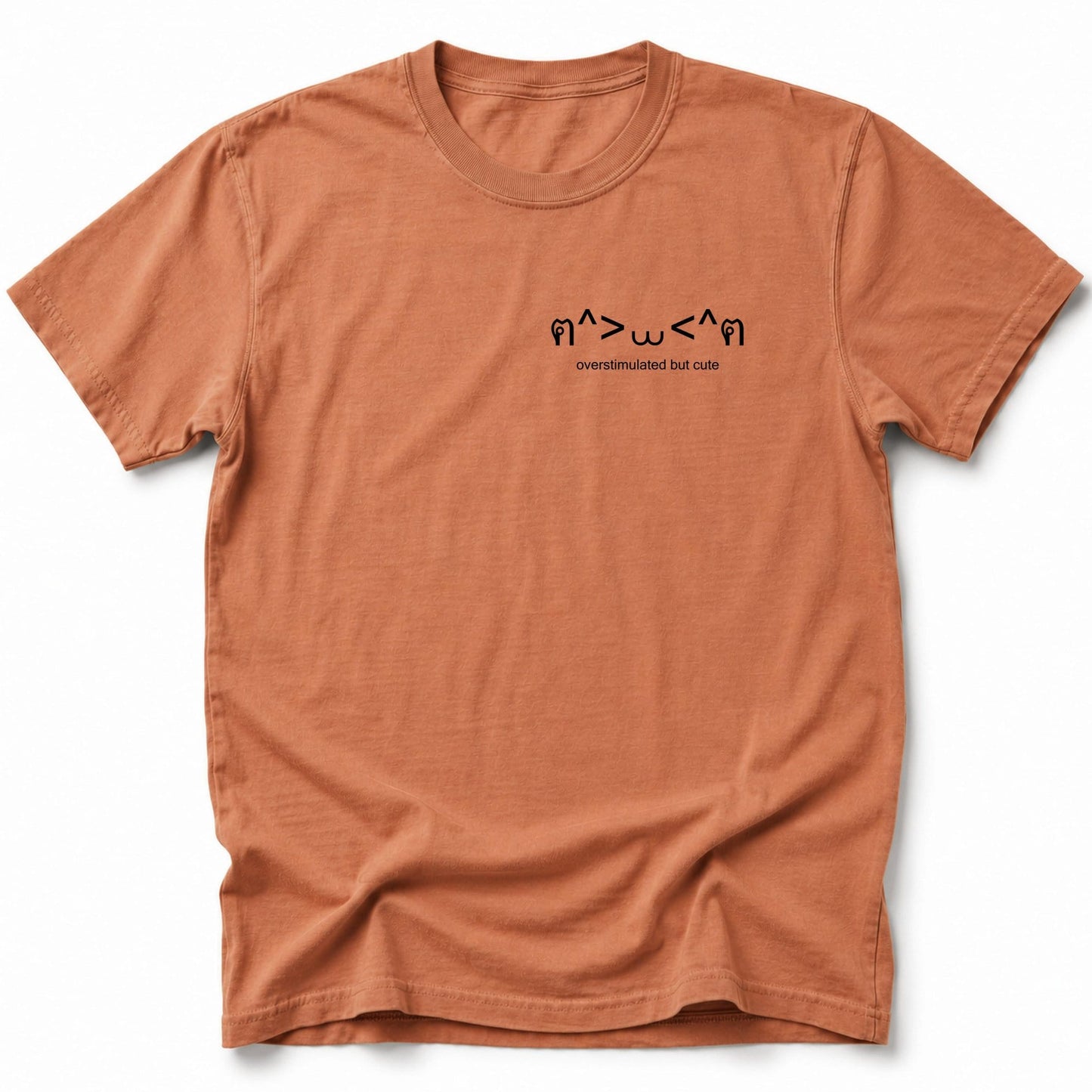 Overstimulated But Cute T-Shirt Yam / S 25764229459586509487 T-Shirt