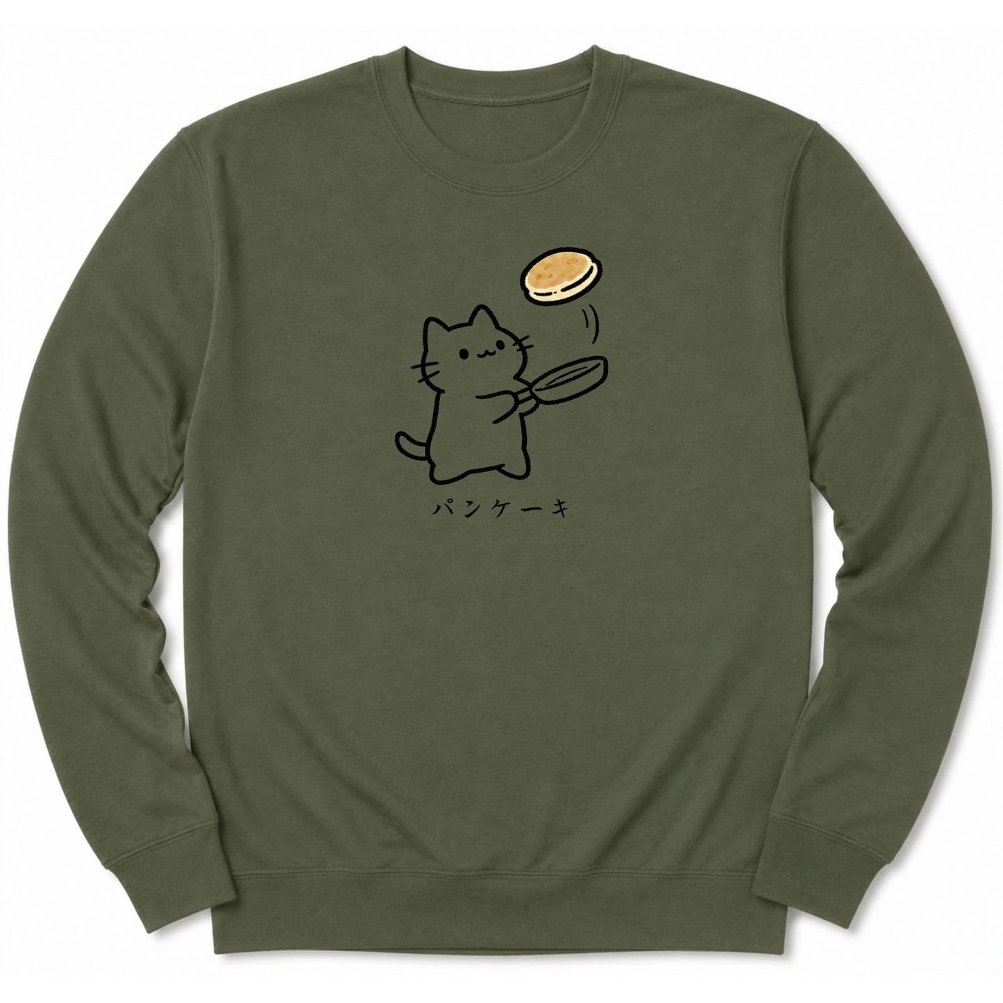 Pankekki Sweatshirt S / Military Green 19817980459983712528 Sweatshirt