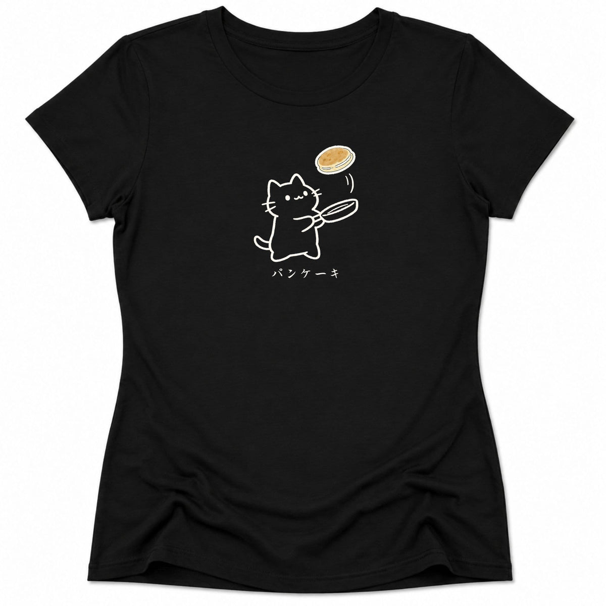 Pankekki Womens Tee S / Black 52397031478122038625 T-Shirt