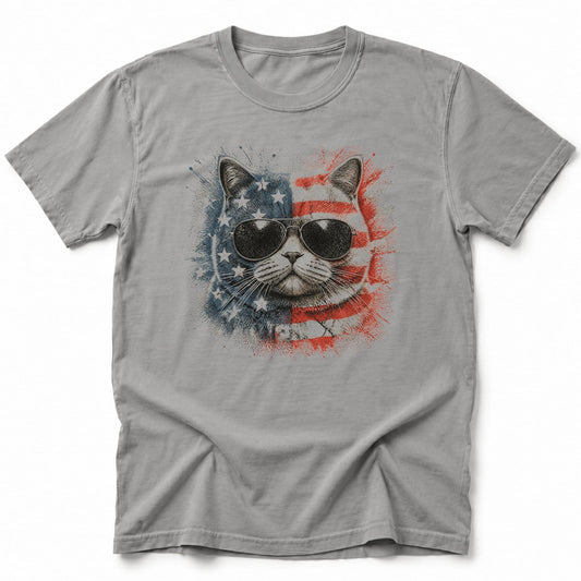 Patriot Paws T-Shirt Grey / S 26966581394336962166 T-Shirt