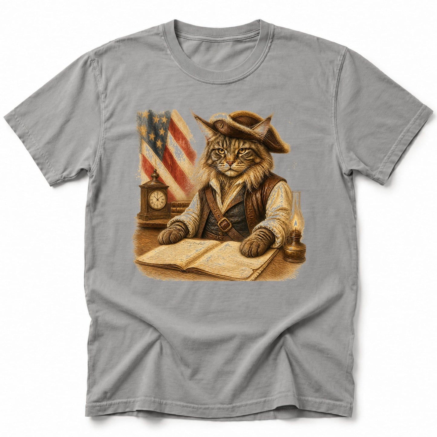 Pawmas Jefferson T-Shirt Grey / S 72905177597859020009 T-Shirt