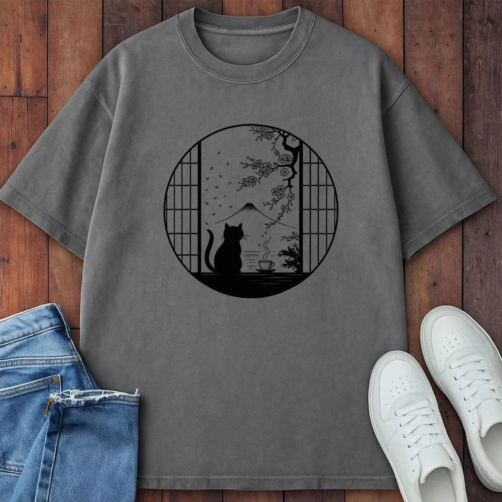 Paws And Peace T-Shirt Grey / S 12925412425151979230 T-Shirt