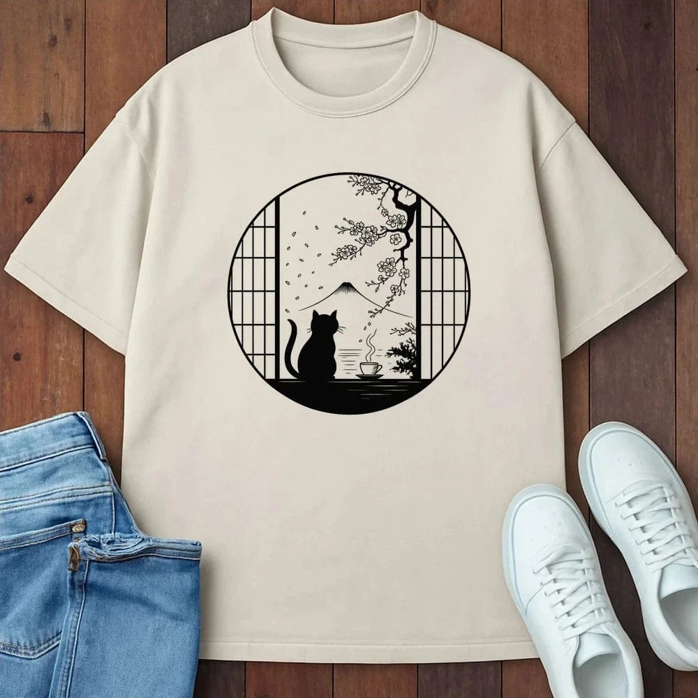 Paws And Peace T-Shirt Ivory / S 20766400597813861544 T-Shirt