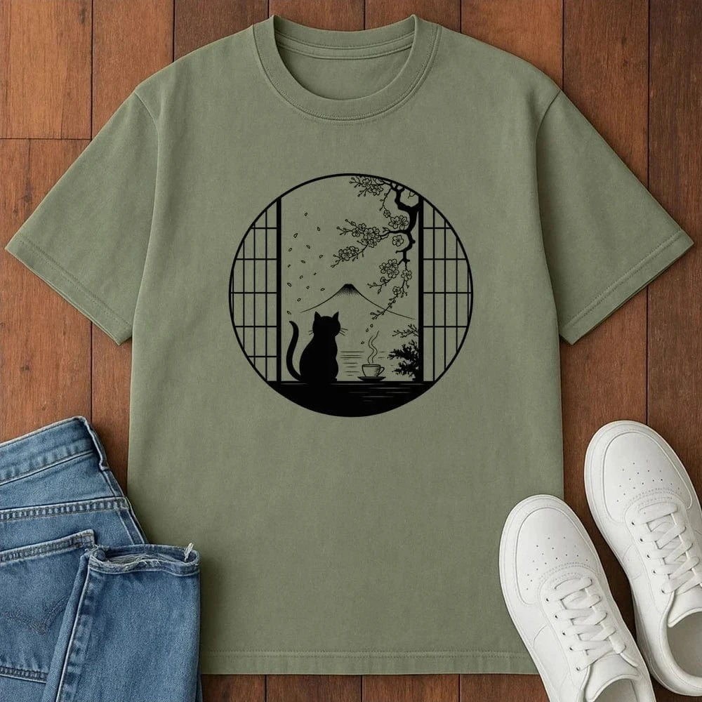 Paws And Peace T-Shirt Moss / S 20053517213553451708 T-Shirt