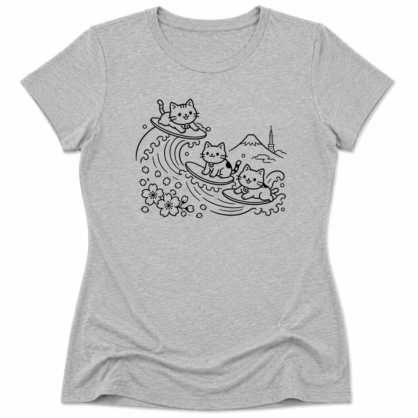 Paws Up Womens Tee S / Athletic Heather 12624088410778732546 T-Shirt