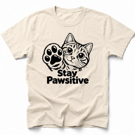 Pawsitive T-Shirt Ivory / S 10414077641435161028 T-Shirt
