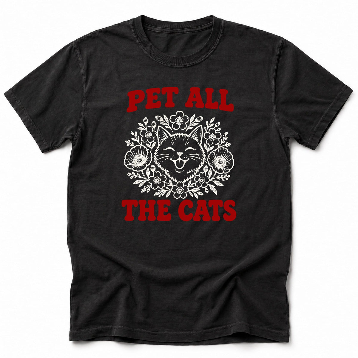 Pet Cats T-Shirt Black / S 26308397439395001601 T-Shirt