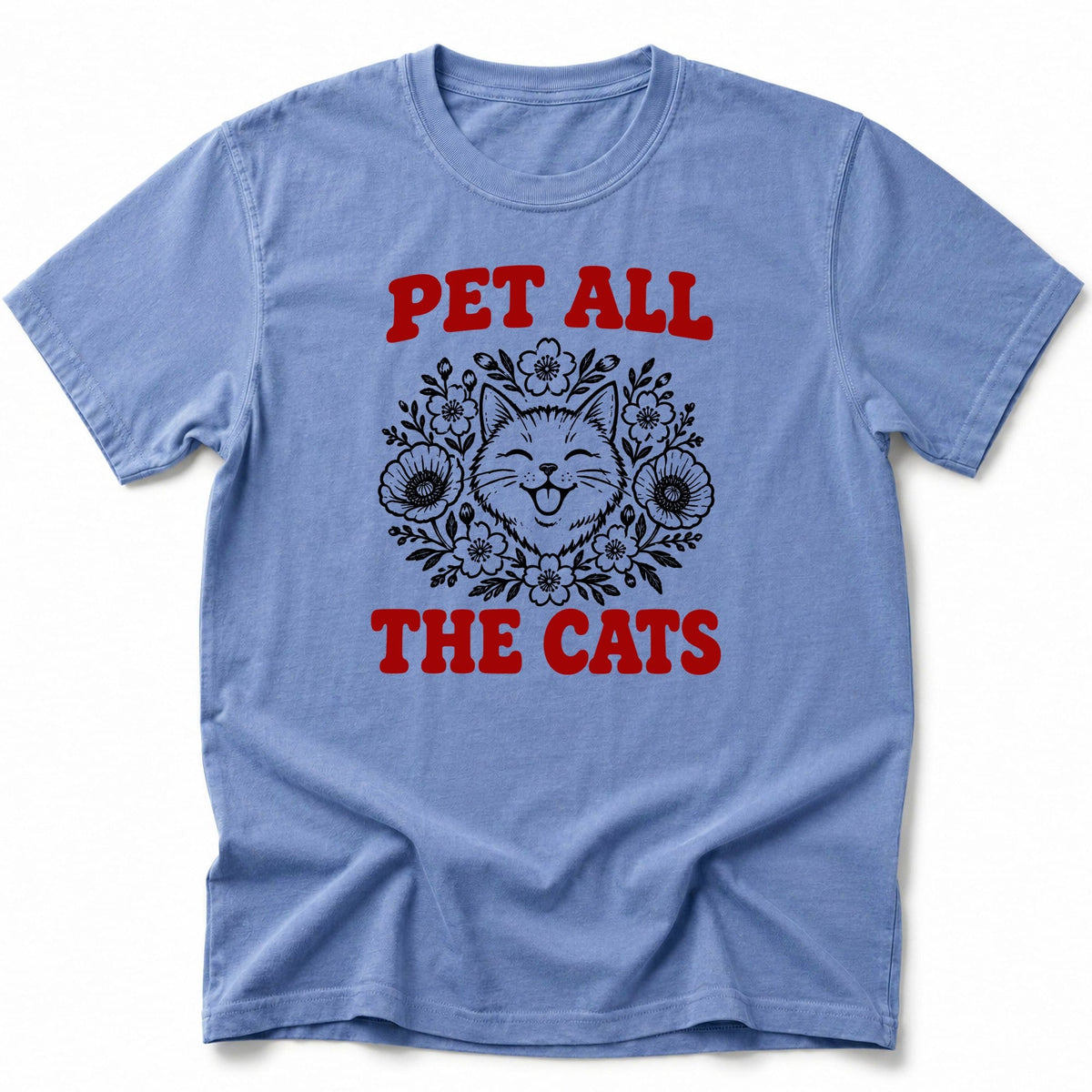 Pet Cats T-Shirt Blue Jean / S 24974904772740265332 T-Shirt