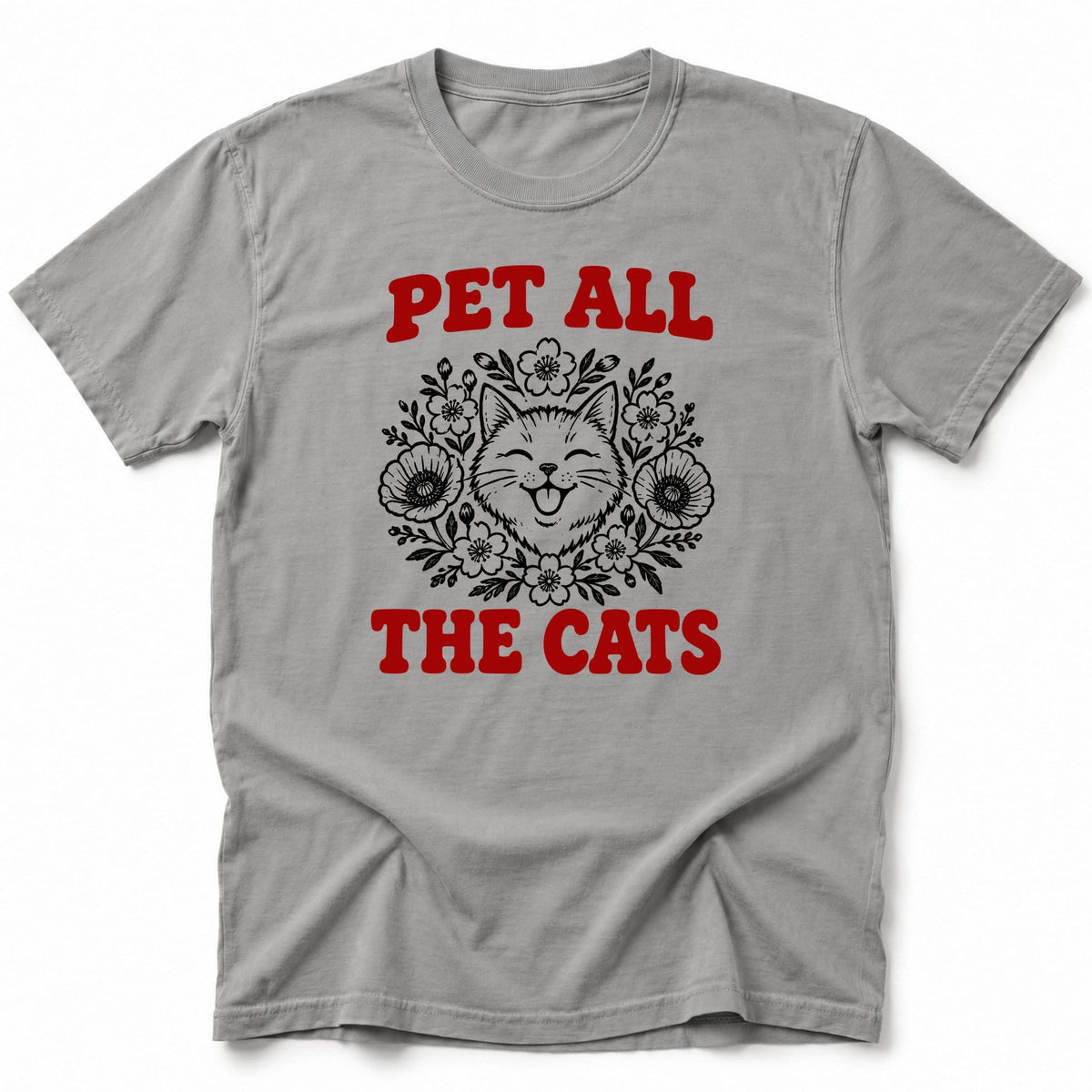 Pet Cats T-Shirt Grey / S 20148672567972195750 T-Shirt