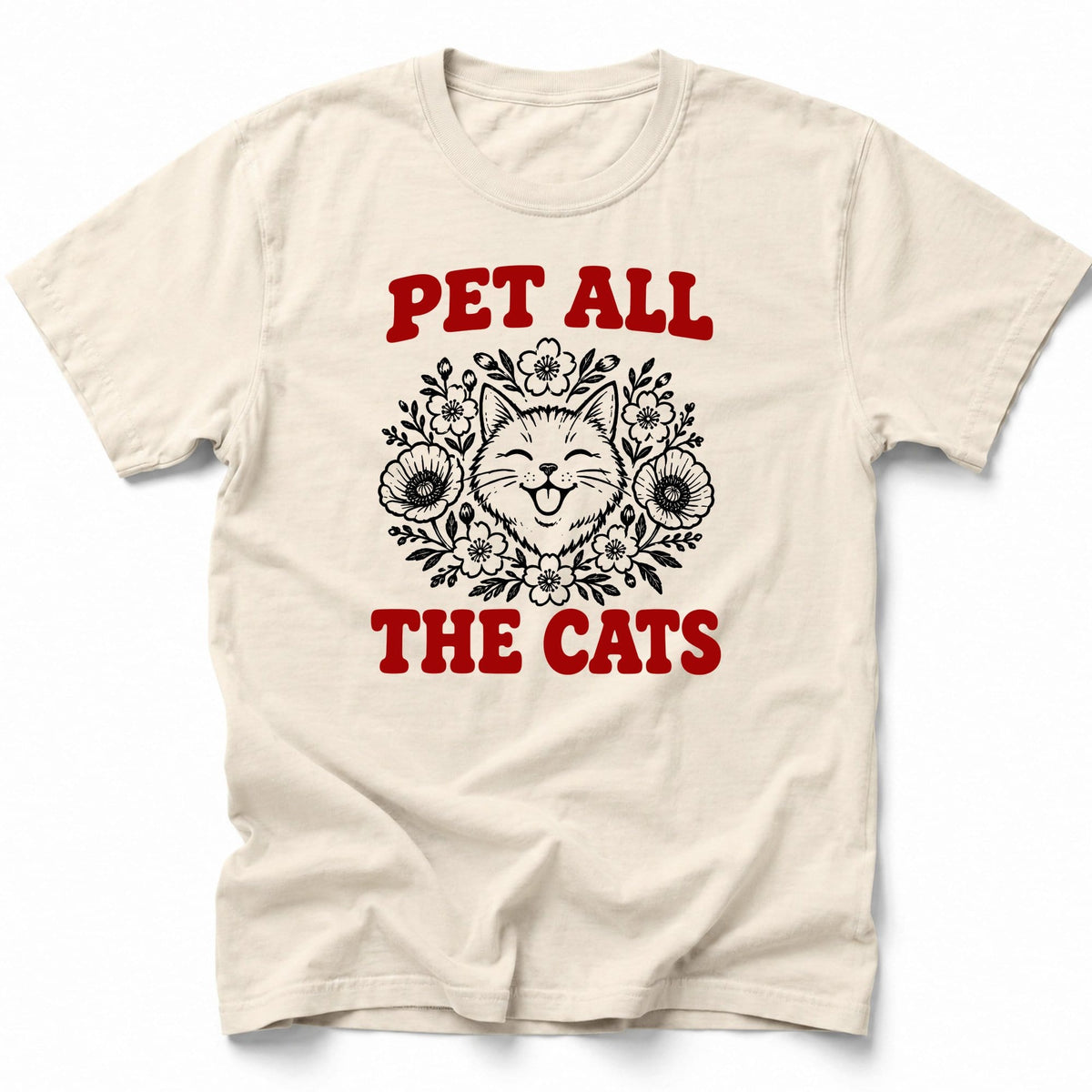 Pet Cats T-Shirt Ivory / S 29821701160269215059 T-Shirt