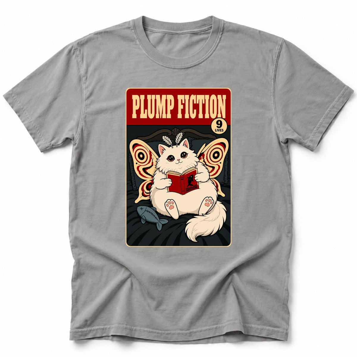 Plump Fiction T-Shirt Grey / S 26802569551358108337 T-Shirt