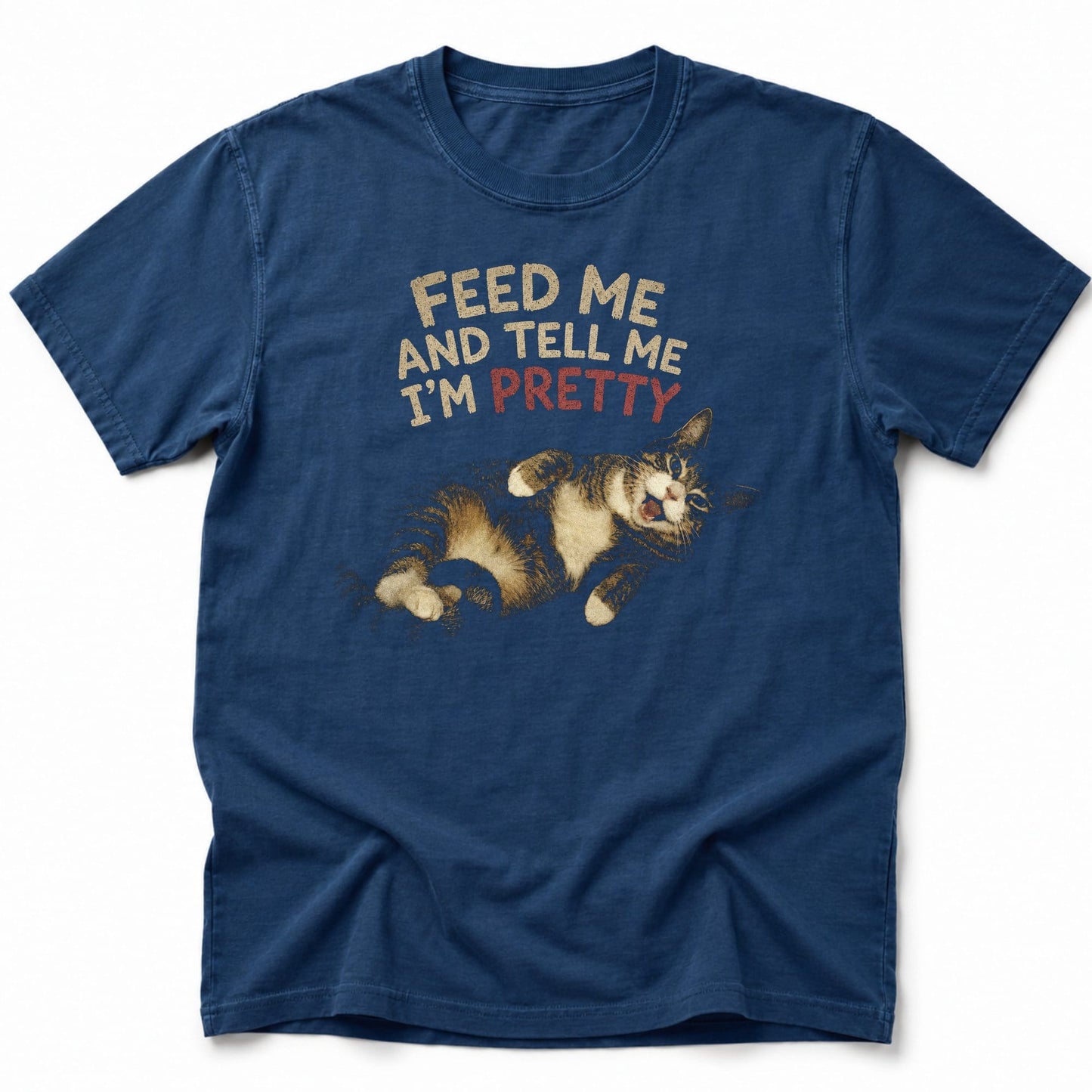 Pretty Please T-Shirt Navy / S 95443533836142902963 T-Shirt
