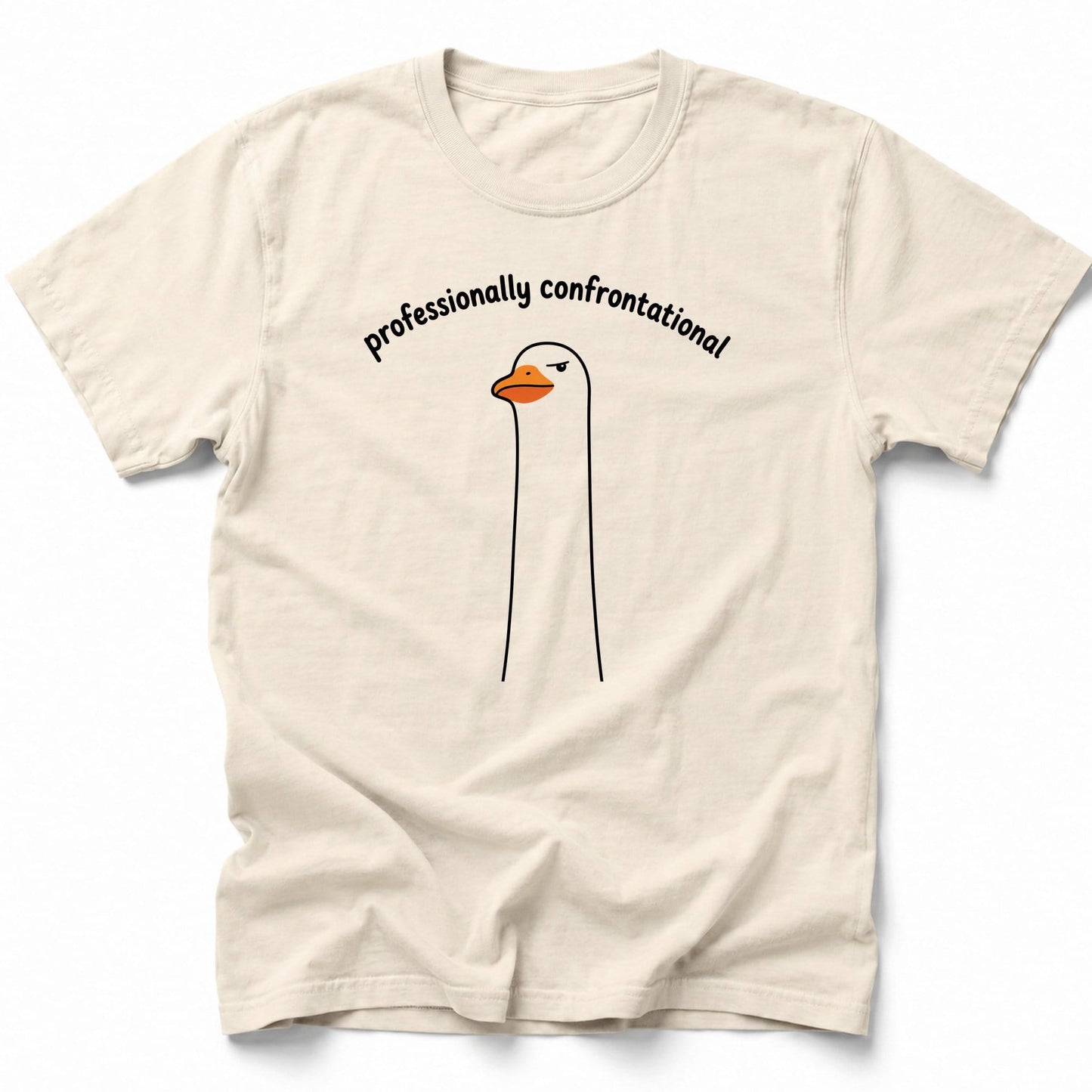Professionally Confrontational T-Shirt Ivory / S 76805180137633426675 T-Shirt