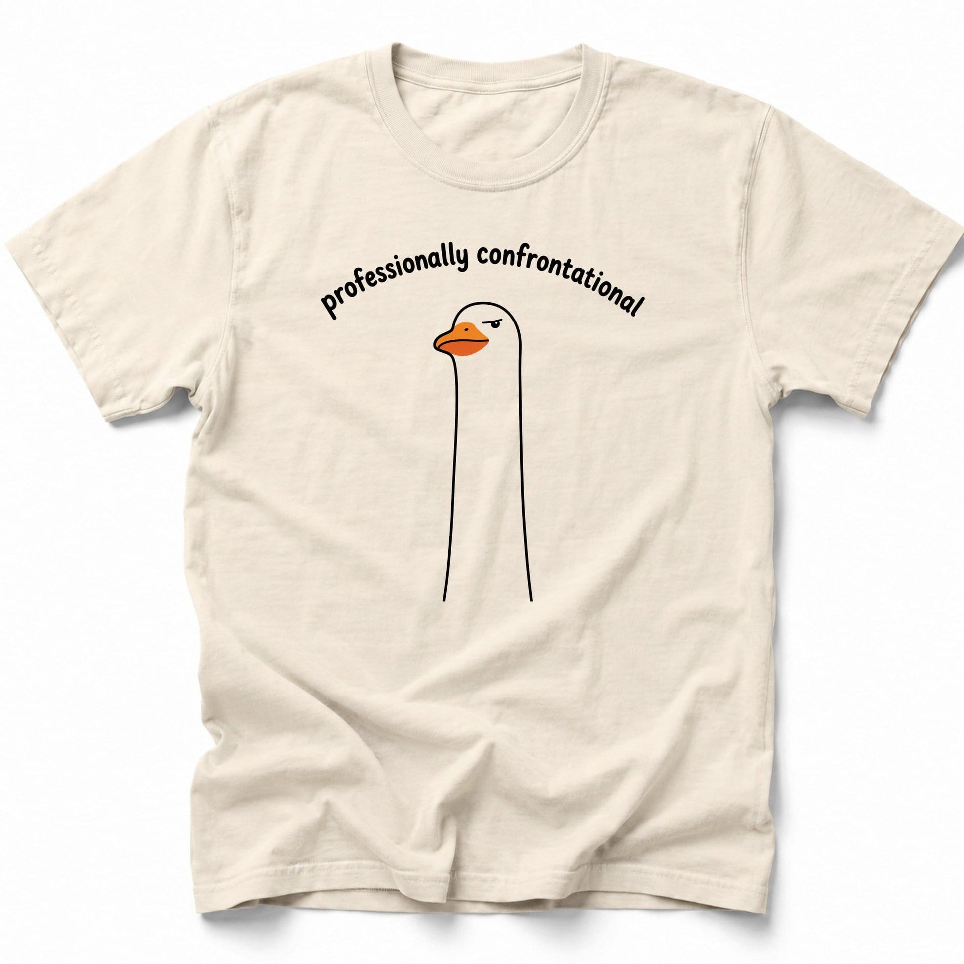 Professionally Confrontational T-Shirt Ivory / S 76805180137633426675 T-Shirt