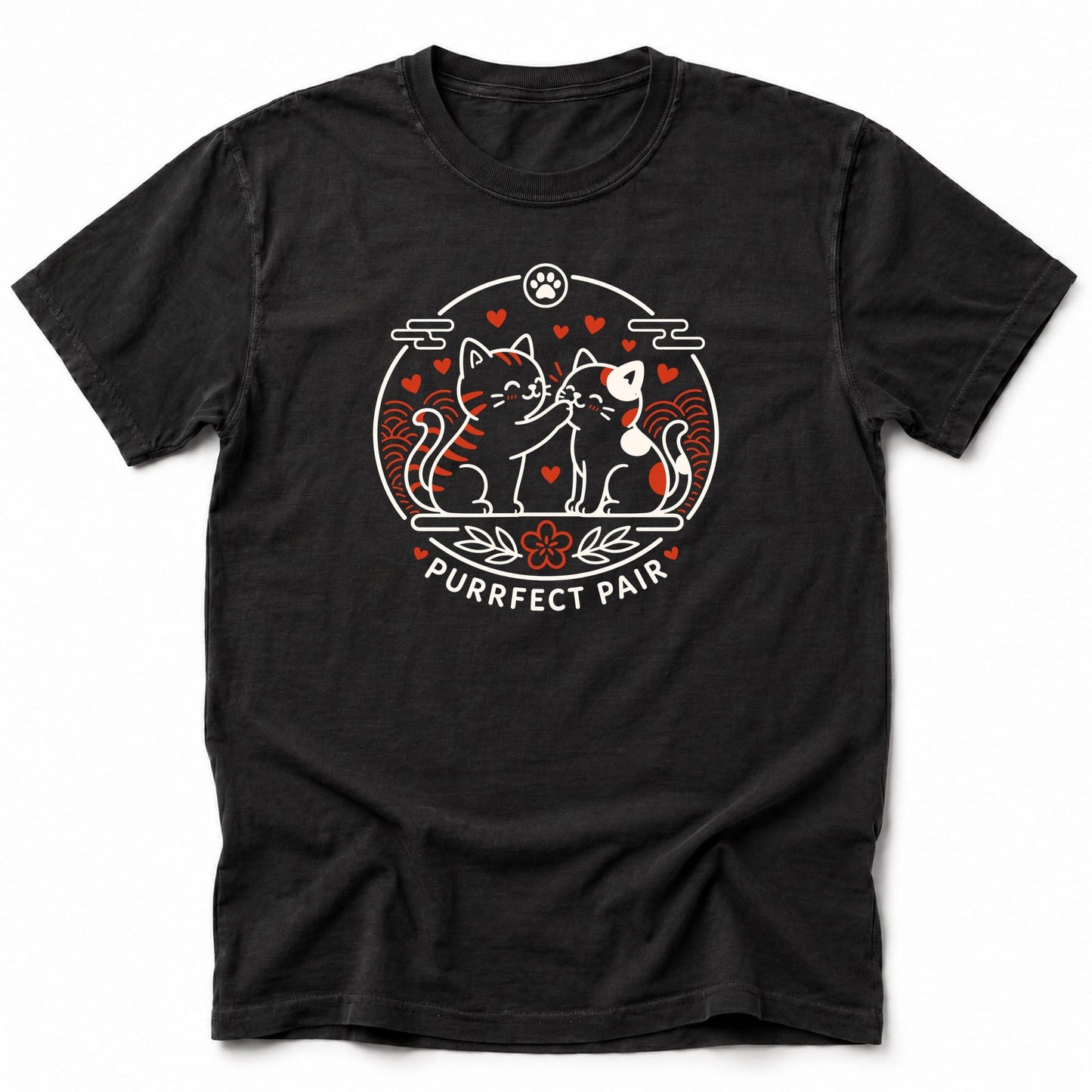 Purrfect Pair T-Shirt Black / S 25535452417768972053 T-Shirt